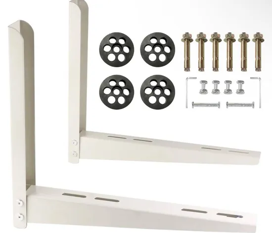 Air Conditioner Bracket AC Bracket Air Condition Fitting Wall Mount Bracket Triangle Iron Stainless Steel Material OEM Customize