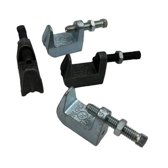 Nonstandard 3/8′′ Wide Mouth Beam Clamp Adjustable Construction Cast Iron Casting-Forging