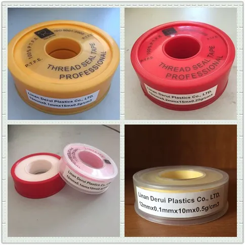 Custom PTFE Thread Seal Plumbers Plumbing Tapes for Water Leak