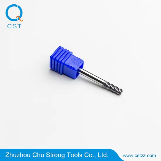 GM-4E Series Solid Carbide flattened End Mill for machining steel 45/55/63/65 HRC 2/3/4 Flute for Harden Steel CNC Milling Machine