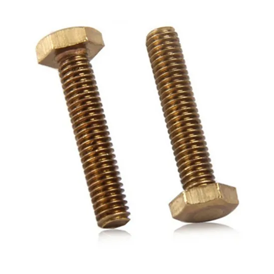 China Wholesale DIN933 Hex Bolts Manufcturer 4.8/8.8/10.9/12.9 Yellow Zinc Plating Bolt and Nut, Hex Cap Screws Gr. 5 8