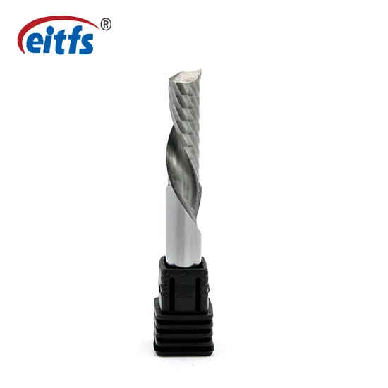 Tungsten Carbide One Flute End Mill Cutting Tools CNC Router Bit for Wood