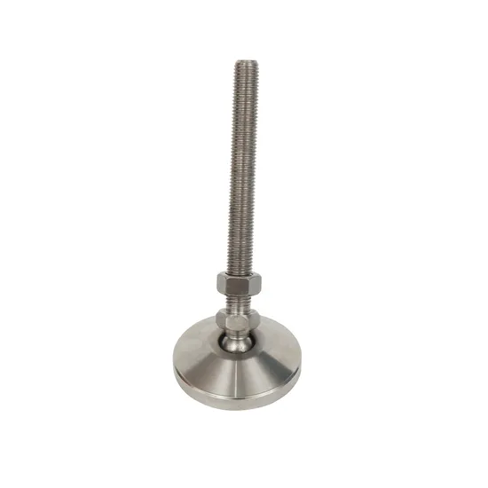 Stainless Steel Universal Foot Leveler Horizontal Adjustment Foot Swivel Leveler Feet