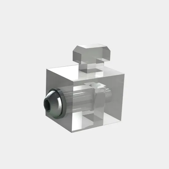 Aluminum Profile Accessory Panel Mounting Block