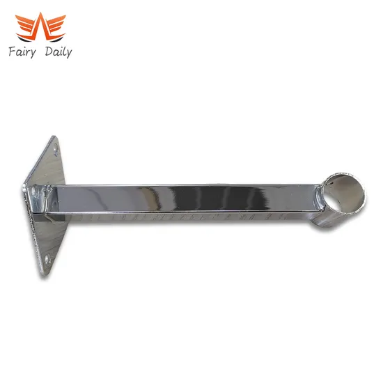 Heavy Duty Hooks Hangers Wall Ceiling Mount Curtain Rod Pipe Bracket for Wall