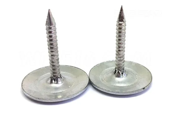High Quality Ring Shank Round Metal Cap Nail 1-1/2" for Roofing Manufacturer