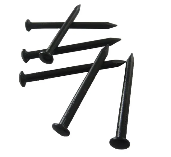 Excellent Fixing Blacked Concrete Nail 2" with Plain Shank for Construction Work