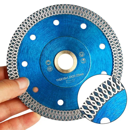 4 Inch 110 Diamond Segmented Cutting Blade Turbo X-Shaped Diamond Saw Blade for Granite Dimond Cutter Super Thin Turbo Diamond Cutting Disc for Marble