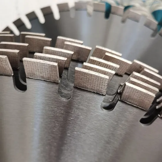 Laser Welded Reinforced Concrete Wall Saw Blade with Even Distribution Segment