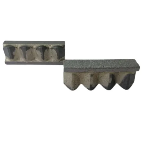Roughneck Brazing 4 Pick Carbide Segment Pick