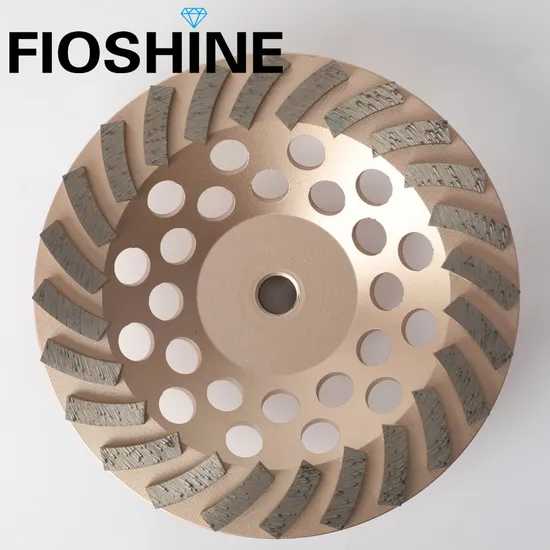 180mm Turbo Concrete Grinding Cup Wheel for Smoothly Grinding Concrete