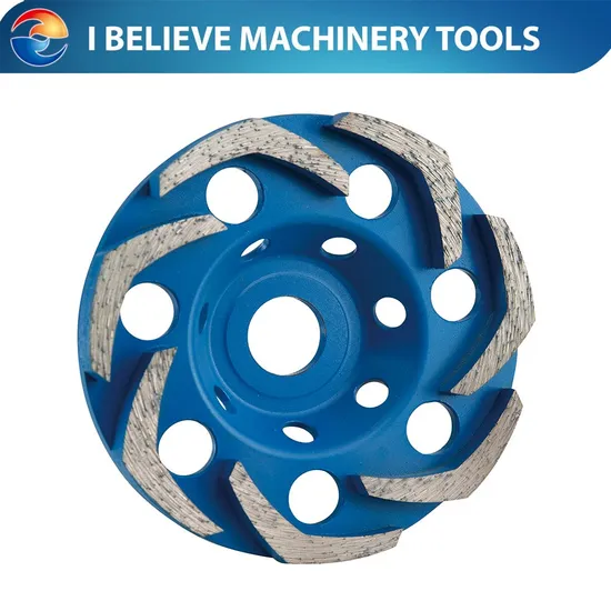 4 Inch 7 Inch Diamond Double Row Cup Grinding Wheel for Floor Renewing Polishing