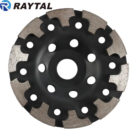 T Type Diamond Grinding Wheel, for Concrete / Granite Polishing, 4-9 in. Diameter