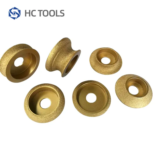 Durable Full Bullnose Vacuum Brazed Marble Edge Profiling Grinding Wheel Diamond Tool