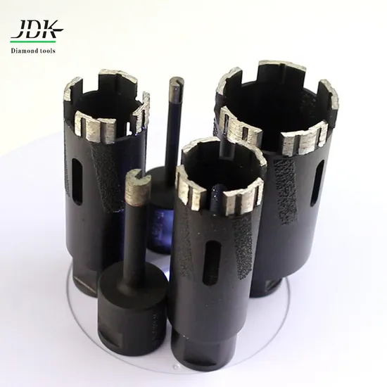 Vacuum Barzing Diamond Core Drlii Bit/Hole Saw Dry Use for Stones