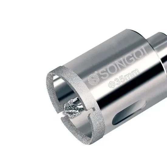 Songqi Diamond Drill Bit From 20mm 70mm with Carbon Steel Material