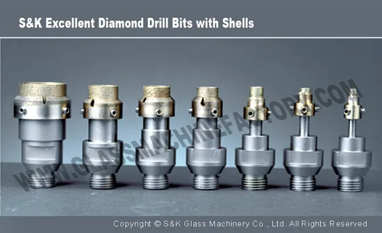 Sanken Diamond Drilling Bit Glass Driller Tools Glass Driller Bit