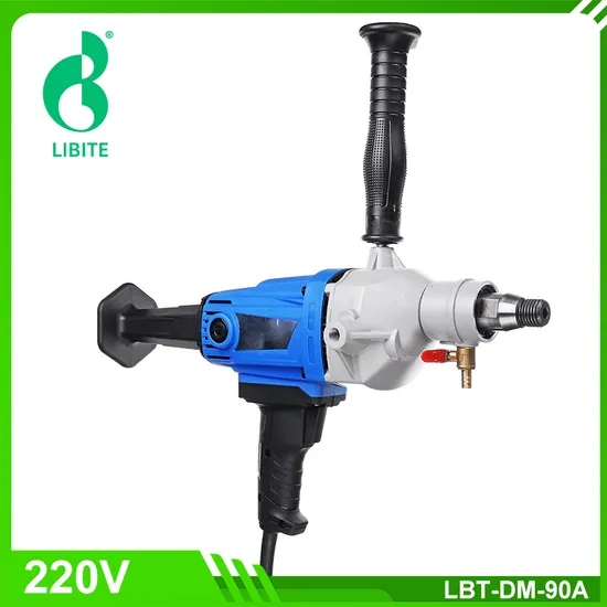 1880W 220V 90mm Diamond Core Drill Wet Handheld Concrete Drilling
