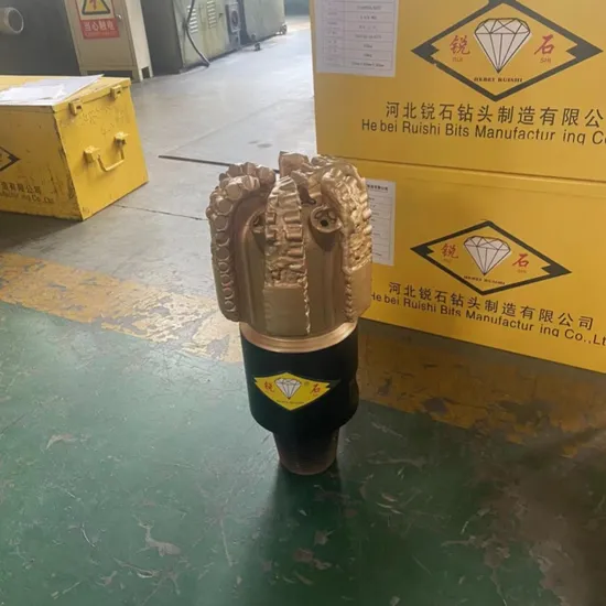 Polycrystalline Diamond Compact Ruishi Bit 9-1/2 Inch PDC Mining Well Drilling Bit 12-1/4 Oilfield Diamond Bit Matrix Body Tungsten Carbide 8" Gas Well Bit