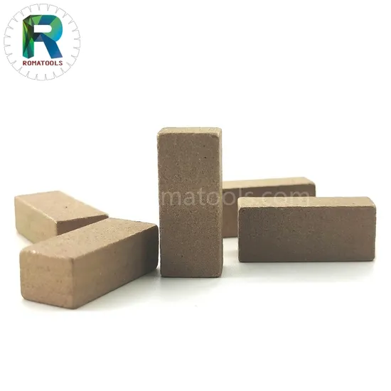 Romatools Hot Style Sharp Cutting Segment 24X7.5X10mm Marble Cutting Segments for Blade D1200mm
