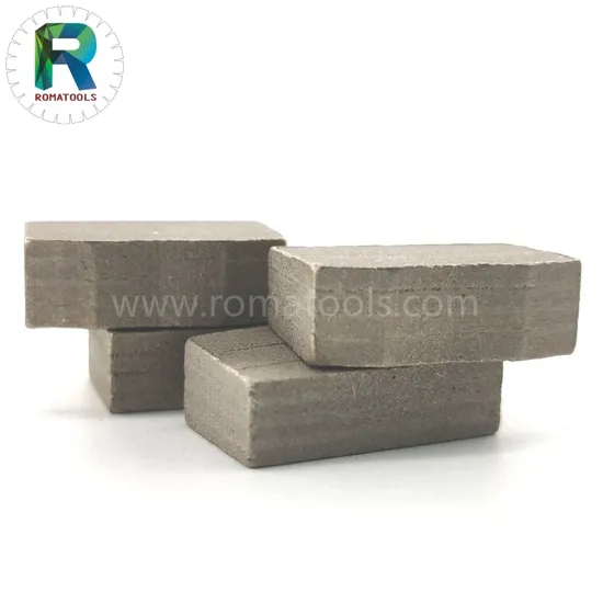 Romatools 1300 24X8.0/7.2X15 mm High Quality Diamond Segments for Hard Granite Cutting