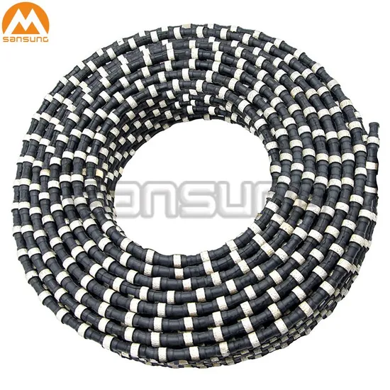 Wet Saw Cutting Diamond Wire for Granite and Marble Quarry Mining