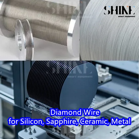 High-Strength Tungsten Diamond Wire Saw Blade with Diamond Coated Wire for Precision Sapphire Slicing