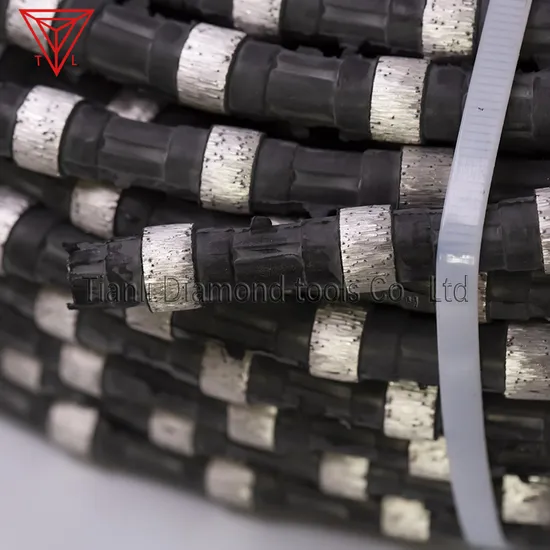 2023 Factory Custom Diamond Vacuum Brazed Wire Saw for Stone Marble Gemstone Rubber Crystal Building Industrial Material Cutting