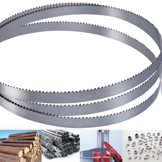 OEM Quality Guaranteed Customize Size 65mn High Carbon Saw-Blade Hard Tooth Quenched Teeth Bandsaw Blade Used for Wood Meat Cutting