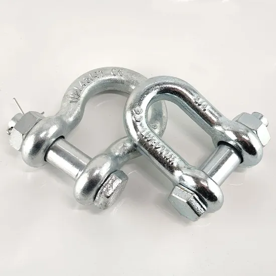 Factory Price Drop Forged G2130 Us Type Galvanized Bow Shackle