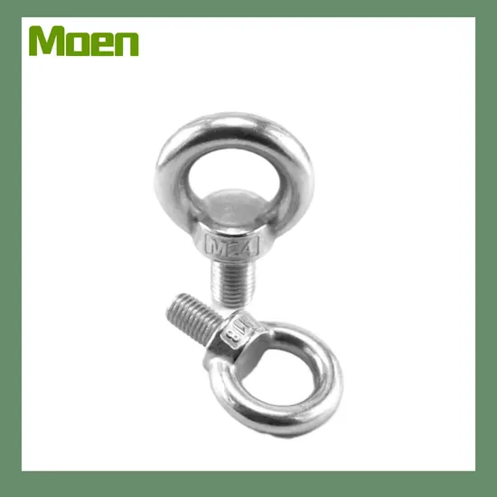 Carbon Steel Galvanized Lifting Eye Bolt Drop Forged Lifting Rigging