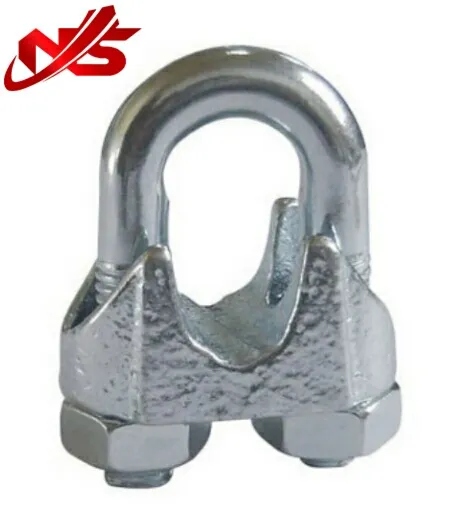 DIN741 Steel Wire Rope Clip Malleable Iron Clamp Commercial Type Rigging