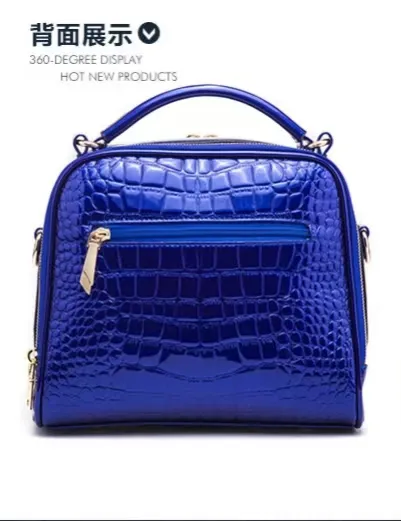 Ready Stock PU Tote Bag Wholesale Designer Handbags Women′s Crossbody Bag Casual Glossy Handbag
