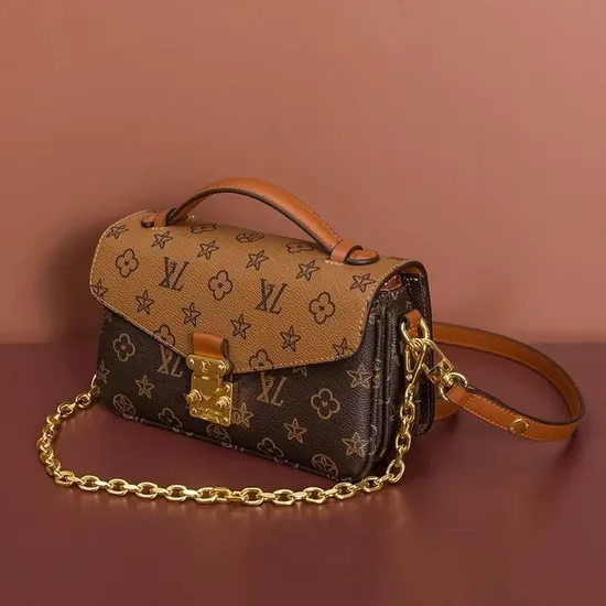 Luxury Designer Genuine Leather Women′s Tote Messenger Bag Crossbody Bag Travel Strap Mini Women′s Handbags Louis Shoulder Bags Designer Brand Copy Bag