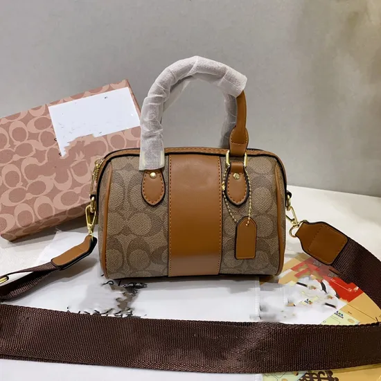 Lady Design Luxury Wholesale Replicas Leather Handbag Fashion Women Shoulder Boston Bag
