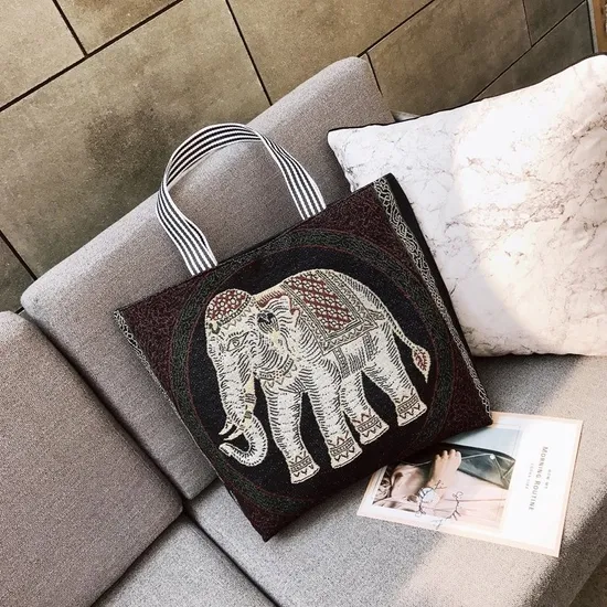 Fashion Folding Women Big Size Handbag Tote Ladies Casual Canvas Shoulder Bag Beach