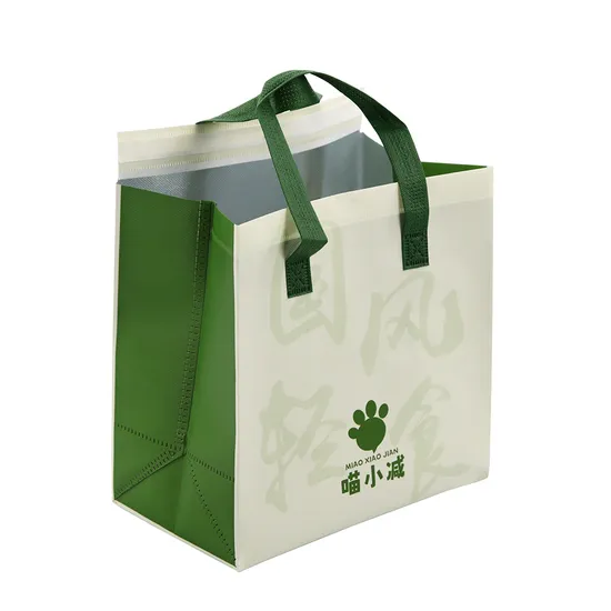 Custom Logo Eco-Friendly Recyclable Reusable Shopping PP Nonwoven Non Woven Insulated Carry Grocery Lunch Picnic Takeaway Cooler Tote Bag