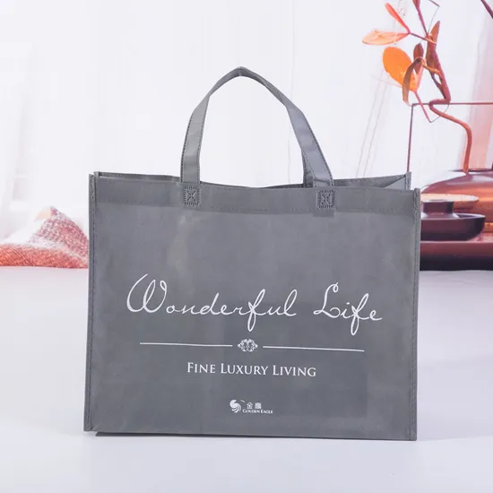 Manufacture OEM ODM Fashion Non Woven Tote Bag for Shopping Eco-Friendly PP Loop Handle Non Woven Bag Colorful Shopping Tote Bag Non Woven