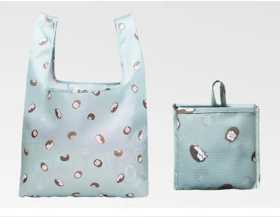 Large-Capacity Environmentally Friendly Portable Storage Supermarket Shopping Folding Shopping Bag Tote Bag