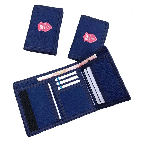 Customized Oxford Cloth Multi Card Three Fold Card ID Storage Portable Wallet