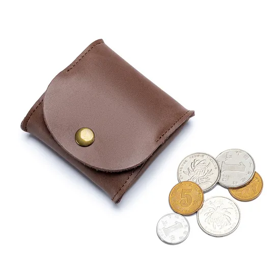 F&T Fashion Custom Six Colors Split Leather Coin Purse Wallets