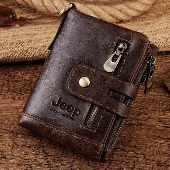 Casual Small Mini PU Leather Luxury Purse Vintage Gents Mens Slim Wallet