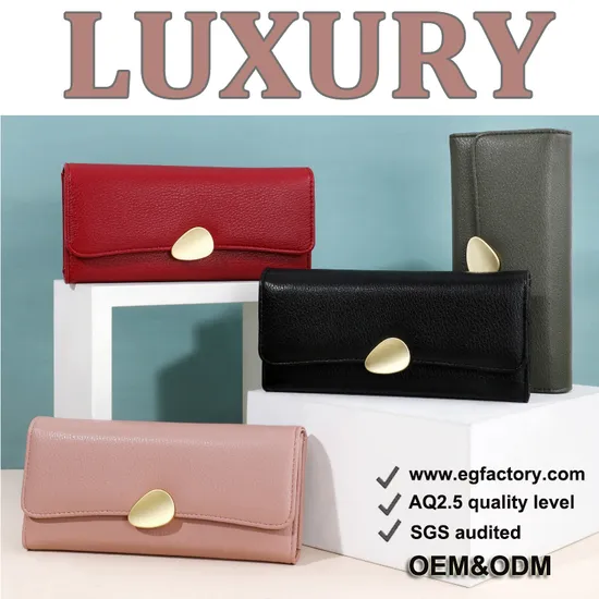 19 Yrs Professional Wholesale Custom Billeteras Cartera Genuine Leather for Card Holder Smart Designer Luxury Women Man Phone Magic PU Lady Purse Men Wallet