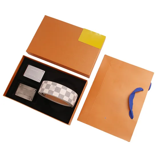 Luxury Classic Vintage Brown Genuine Leather Belts for Men Automatic Buckle