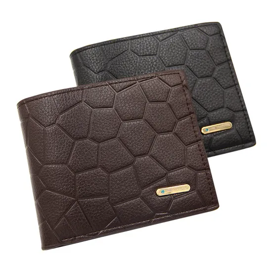 Factory Directly Supplies Men′ S Leather Short Wallets