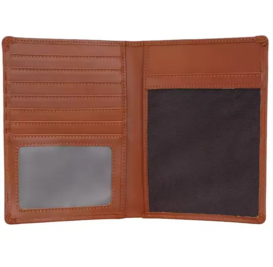 Leather Travel Documents Organizer Protector Passport Cover for Men Women