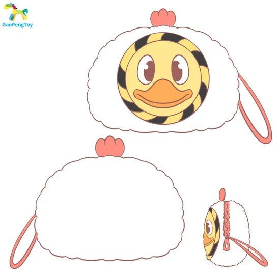 Mini Size Custom Logo Coin Purses Wholesale Price Anime Character Plush Purse