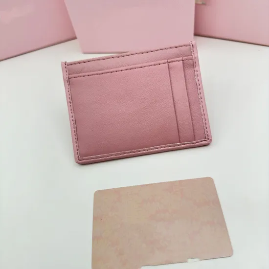 High Quality Women Leather Card Holder Ladies Zipper Purse Women Brand Wallet
