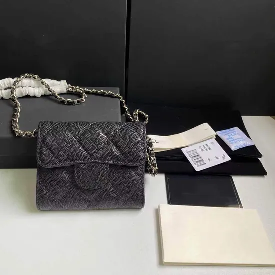 Whole Sale Stamp Logo Metal Logo Printing Genuine Leather Wallet for Wome