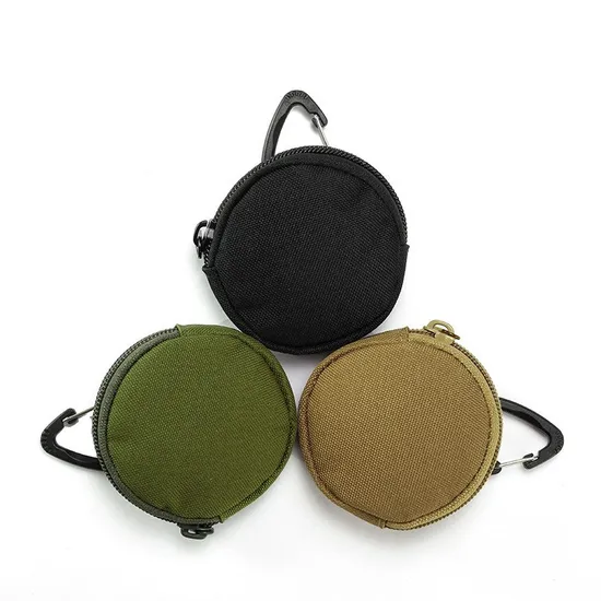 Outdoor Leisure Travel Sports Coin Change Purse Earphone USB Cable Key Small Parts Bags Pouch (CY0002)